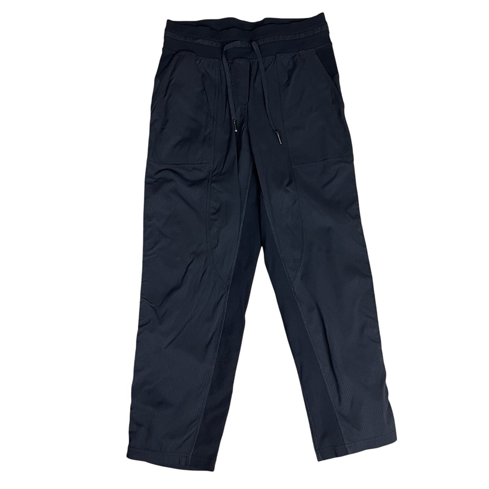 Lululemon Athletic‎ Jogger Pants Drawstring Waist Tapered Leg Womens Size 6